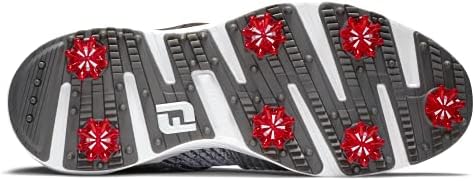 FootJoy Men's Hyperflex Boa Previous Season Style Golf Shoe, Charcoal/Grey/Red, 11 | Image 3