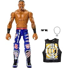 Mattel WWE Elite Action Figure & Accessories, Series #121, 6-inch Collectible Carmelo Hayes with 25 Articulation Points & Swappable Hands