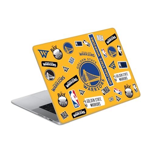 Skin MacBook Pro 16 Warriors NBA pour personnaliser votre ordinateur au bureau