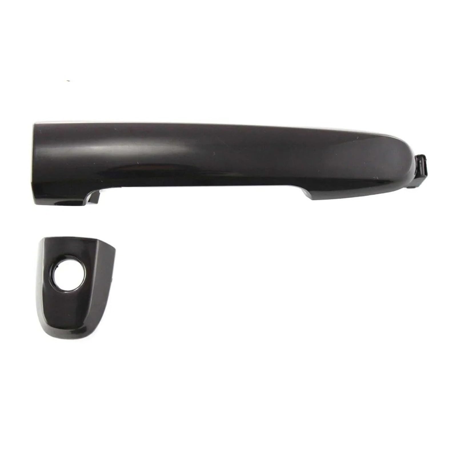 Nokrgqw Black With Hole Left Handle Passenger Exterior Door Handle For Toyota For Camry 2002-2006 For Auris For Avensis For Aygo For Corolla For Matrix For Rav4(Black With Hole)