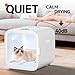 zhnyxsk 68L Automatic Pet Dryer Box for Cats & Small Dogs – Ultra Quiet, Smart Temp Control, 360° Dual Airflow, Fast & Safe Drying,Care Window， Negative Ion Care for Home Grooming