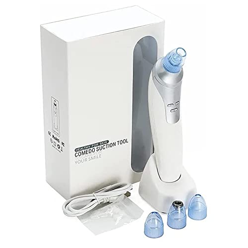 Aspirador De Remoção De Cravos 4 Em 1 Extrator De Espinhas E Comedões Limpador Facial Branco