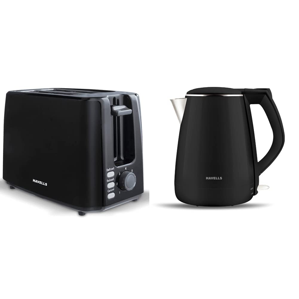 Buy Havells Crisp Plus 750Watt Popup Toaster & Havells Aqua Plus 1.2