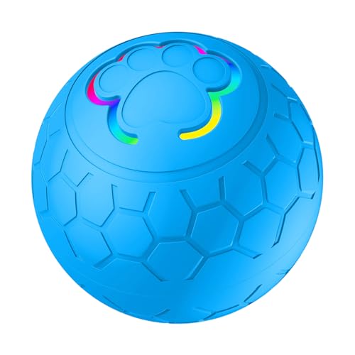 MIDOKSTUA Rollendes Welpenspielzeug, wiederaufladbarer Ball, ABS, simuliert Beute, fördert das Spielen, interaktiviertes Welpenspielzeug