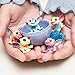 Schleich bayala, Collectible Surprise Egg Toys for Kids, Easter Basket Fillers, 6-piece Hatching Baby Animals with Assorted Kitten and Dragon Toys, Ages 5+