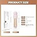 Erinde Liquid Highlighter - Face Highlighter Bronzer Makeup Stick, Natural Glossy Finish, Lightweight Blendable Cream Face Illuminator, Cruelty-free, 02# STARLIGHT