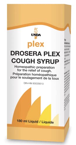 UNDA Drosera Plex Cough Syrup | Homeopathic Remedy for Temoporary Relief of Cough | 6.1 fl. oz. UNDA Drosera Plex Cough Syrup | Homeopathic Remedy for Temoporary Relief of Cough | 6.1 fl. oz.