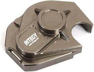 Integy RC Model C30928GREY Alloy Machined Pinion & Spur Gear Cover for Axial 1/24 SCX24