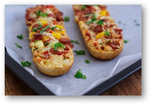 100Pcs Parchment Paper Sheets Pre-Cut Baking Parchment,Non-Stick Kitchens Cookie Baking Paper,For Oven Grilling Air Fryer Steaming Bread Cake Cookie Meat Pizza (8X8 Inches) #TOP2