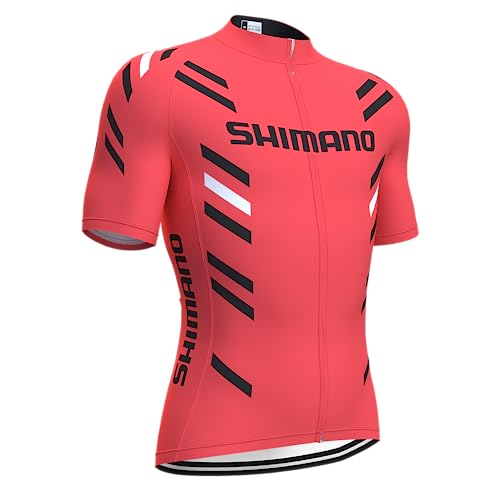 assocauicy Maillot Ciclismo Hombre con 3 Bolsillos Traseros Jersey Ciclista MTB Transpirable y Secado Rápido,Ropa Deportiva para Mountain Bike y Ciclismo de Montaña - imagen 4
