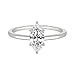 SISGEM 1/1.5/2/2.5/3 Carat Center Moissanite Engagement Ring 10K 14K 18K Solid Gold Marquise Cut Moissanite Weeding Solitaire Ring for Women Wedding Promise Ring