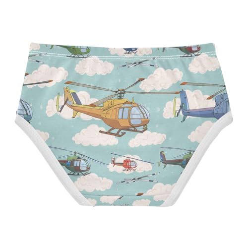 Colorful Helicopters Clouds Toddler Girls's Underwear 2T 202c14212