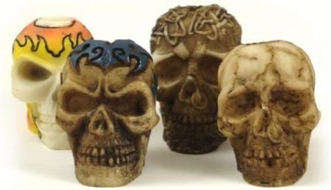 24 x Skull Cigarette Snuffer, 4 Assorted Designs