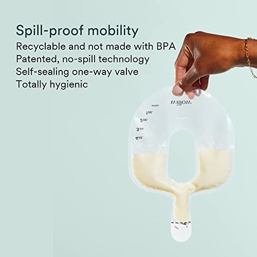 Willow Pump Spill-Proof Breast Milk Bags, 48 Count | Holds 4 Oz. Per Bag | Self-Sealing Storage Bags, Recyclable & Bpa Free | Breast Feeding Essential For The Willow Pump #TOP1