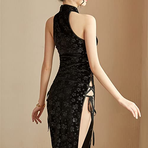 Audson Sexy Cosplay kostuum Cheongsam China Traditionele stijl Oosterse Exotische Stijl Zijsplit Hol Cheongsam - Image 6