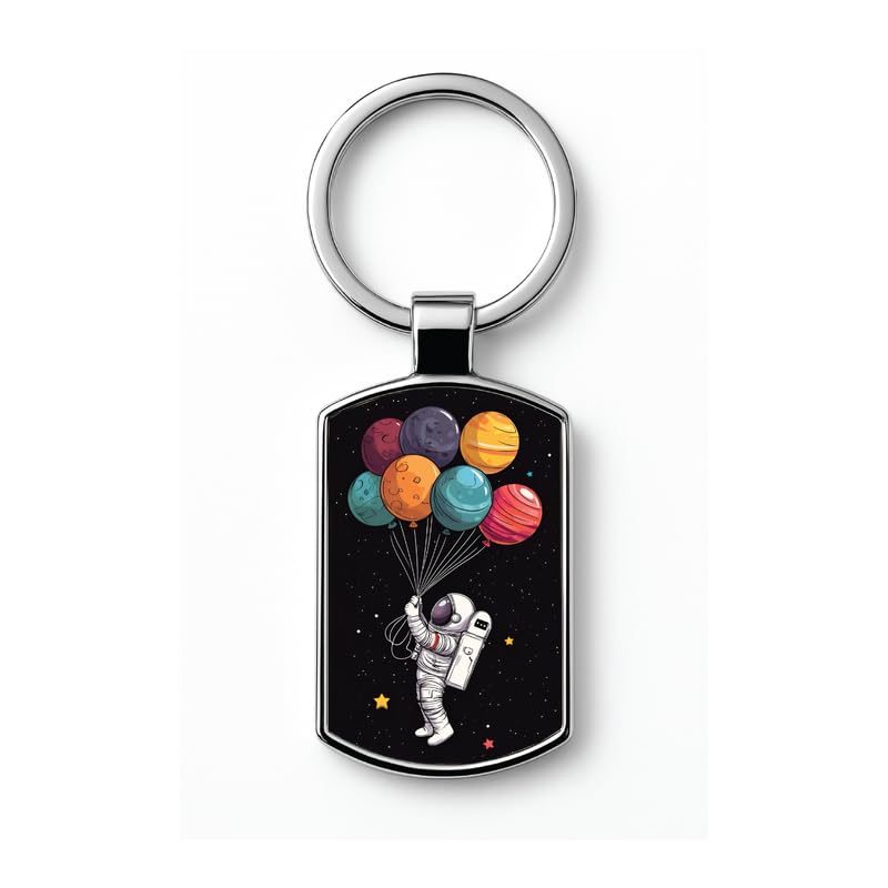 magical gifts Space Astronaut Key Ring | Cartoon Character Pendant Keychain for Bags, Scooters, Bikes, Car Keys | Travel Gift Accessory
