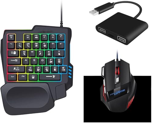 ЎL[{[h }EX Ro[^[ ZbgSwitch/switch lite/PS4/PS3/XboxΉ RGBQ[~OL[{[h Q[~O}EX ڑA_v^[ {t FPS/TPS/RPG/RTSȂǂɍœK }EXpbht