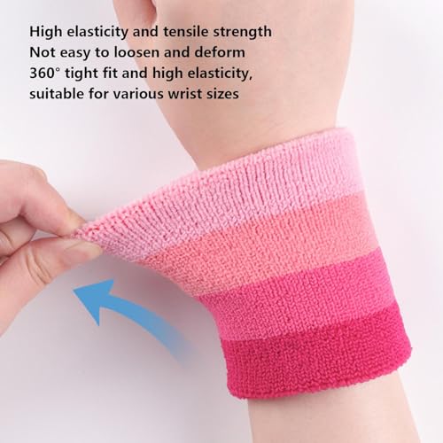 Pulseiras para Esportes,Faixa gradiente de absorção de suor para proteção de pulso | Necessidades de