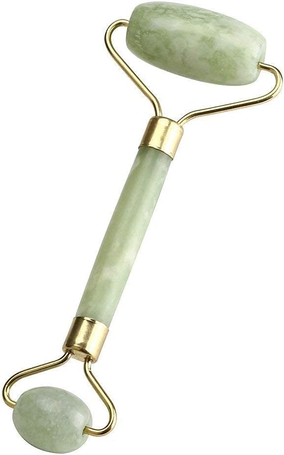 ROYAL SAPPHIREGreen Jade Roller Face Spa Facial Massager | Smoother, Younger, Healthier Skin, Face, Neck, Arms (Green Jade)