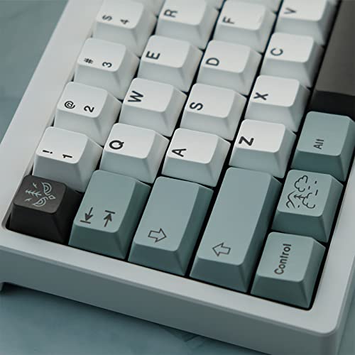 Wunzkii Pbt Japanese Keycaps 141 Keys Cherry Profile Dye-Sublimation Keycap Set For Cherry Gateron Mx Switches Mechanical Keyboards English (Us) Layout #TOP7