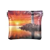 Ouverture par pression : le porte-monnaie Lighthouse dispose d'une fermeture à pression pour une ouverture pratique d'une seule main, il permet un accès sans effort, il protège vos effets personnels en toute sécurité pour éviter de les perdre