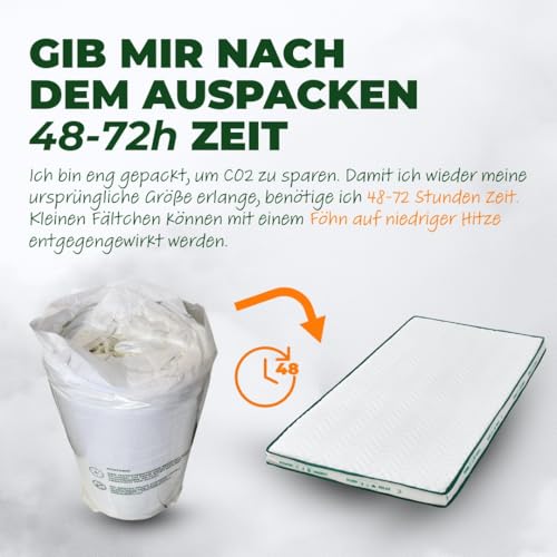 Welldora Recovery Topper 8 cm – wendbar H2/H3, 3D-Kontur, Matratzentopper für Boxspringbett & Allergiker, waschbar 90 °C, gegen Besucherritze, gegen Druckstellen, Oeko-TEX & Dermatest „sehr gut“ – Bild 7