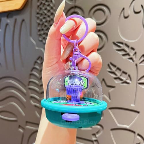 Image of Mini Hammer Shaker Toy Keychain for Kids Adults & Stress Relief School College Hand Bag Hanger Pendant Ages 3+ (Basket Ball)