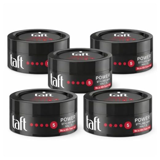 Schwarzkopf 3 Wetter Taft Power Wax, 5er Pack (5 x 75 ml)