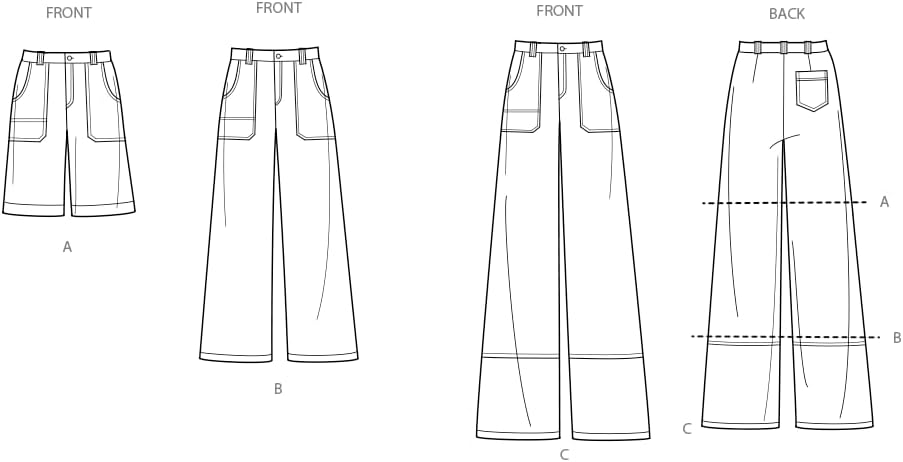 Simplicity SS9923K5 Easy to Make Misses' Pants and Shorts Sewing Pattern Packet, Design Code S9923, Sizes 8-10-12-14-16