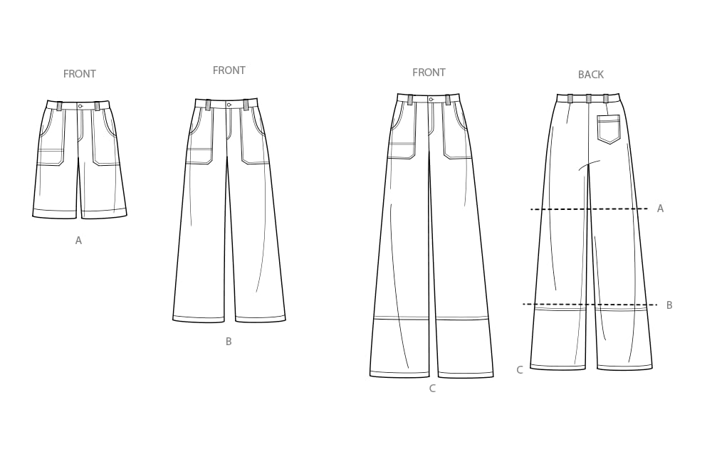 SIMPLICITY SS9923K5 Patron Couture Pantalon Et Short Femme Tailles 36-38-40-42-44