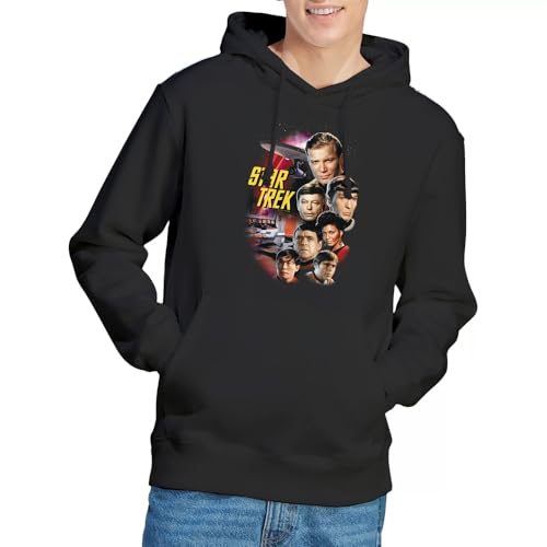 Sweatshirt à capuche Star Trek chaud et confortable contre le froid