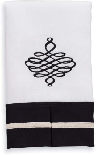Mud Pie Flourish Linen Towel with Pleats