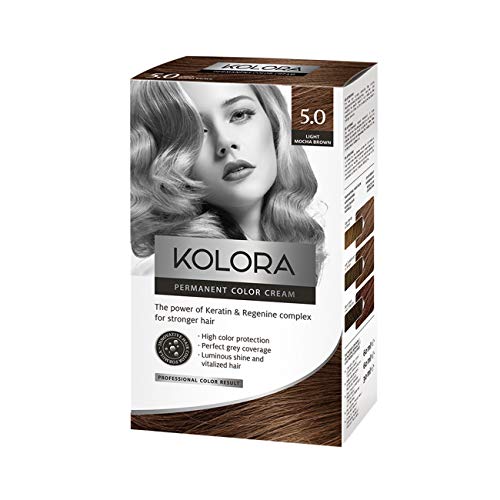 AROMA Hair Dye 5.0 Kolora Light Mocha Brown 60 ml1 Units