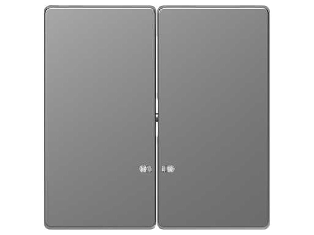 Schneider Electric mtn3420 – 6036 Double Key with Viewfinder for the range Mechanism D-Life, Aluminium