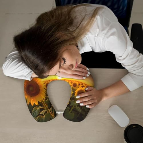 Almohada de poliéster tamaño único negra ajustable miniatura 7