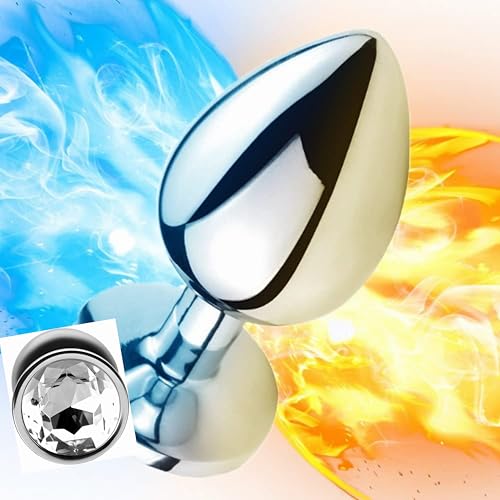 3 Stücke Analplug Set ,Metall Anal Plug ButtPlug Anal mit Kristall Diamant Sex Spielzeug für Die Frau Männer, Butt Plug Kit,Hygienisches Anal Toy,für Anfanger für Frauen Männer Paare