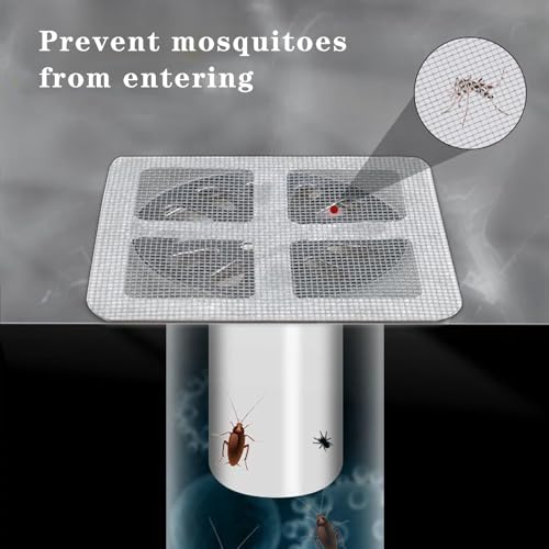 40Pcs Desechable Rejilla Desague Ducha Floor Drain Sticker, Atrapapelos Ducha de la Ducha para Evitar que los Desagües Obstruidos, para Accesorios de Baño, Esenciales para la Cocina, Fregadero, Bañera - imagen 3