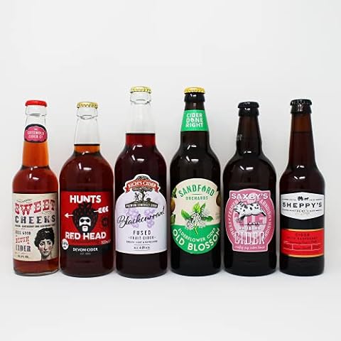 Bristol Cider Shop's Proper Fruit Cider Gift Set - 6 x Bottles full juice Fruit Cider in a mix of fruity flavours Cover