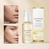 Jedwabny peptyd serum nawilżające, głęboko działające serum kolagenowe do twarzy, poprawia wygląd skóry we wszystkich typach skóry (2 szt.)