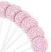 PINK SWIRL LOLLIPOPS - 24 CANDY SUCKERS INDIVIDUALLY WRAPPED - LARGE 2 INCH POPS - CANDY BUFFET