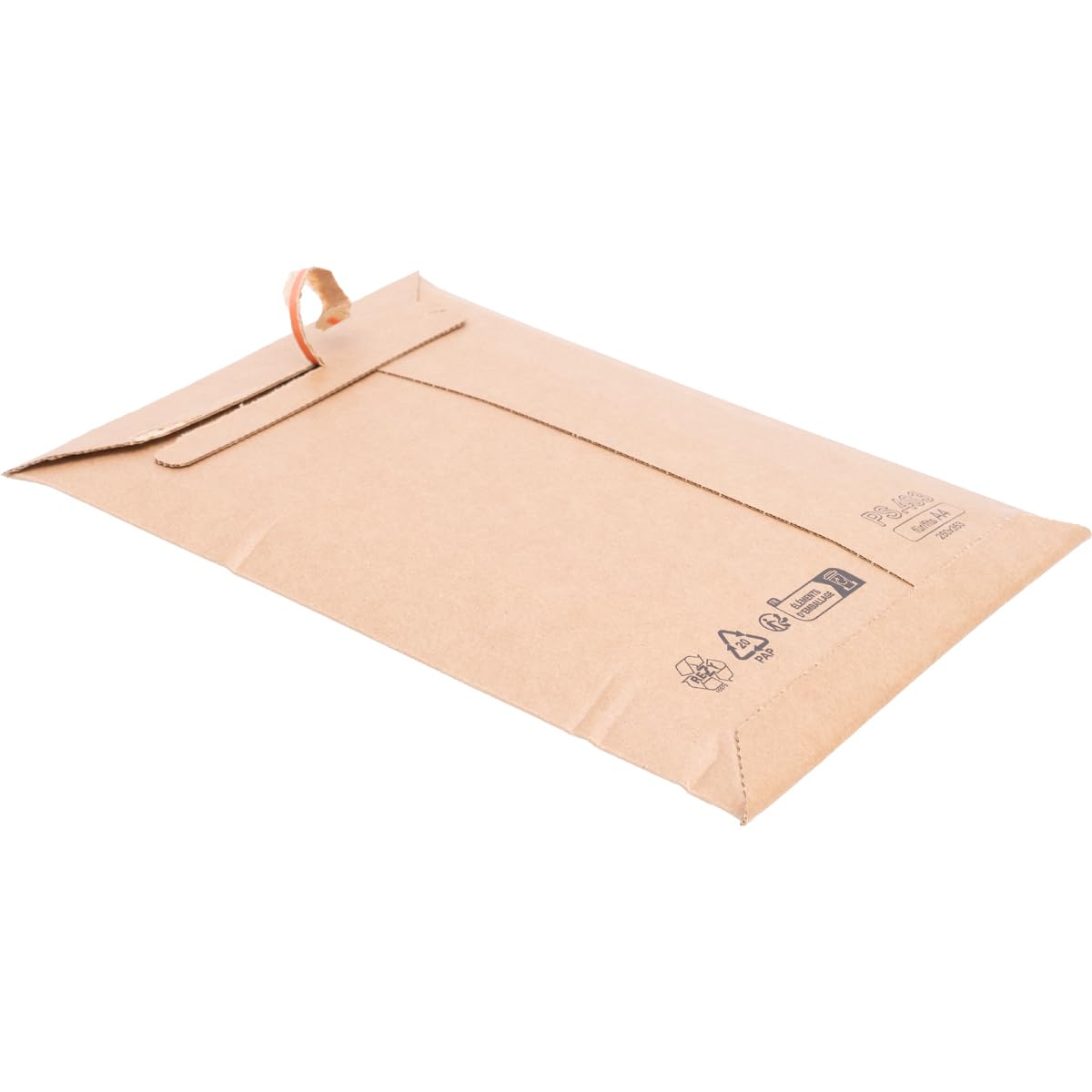 verpacking Buste postali in cartone ondulato marrone 25 x 35,3 cm - A4 [formato e quantità selezionabili] Buste postali in cartone ondulato autoadesive 800 pezzi