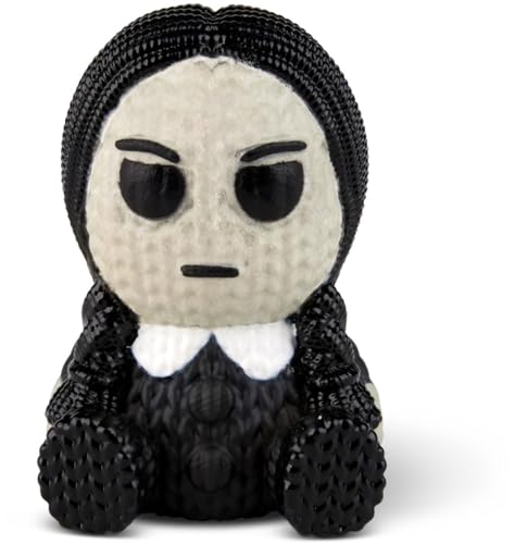 Image of Handmade by Robots - The Addams Family - Wednesday Addams - Glow in The Dark #027 (1.75" Micro Vinyl Figure)