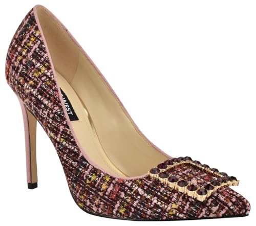 Nine West Women's Franny Pump, Pink Tweed Multi 650, 6 by Nine West - Used condition - CA$16.68