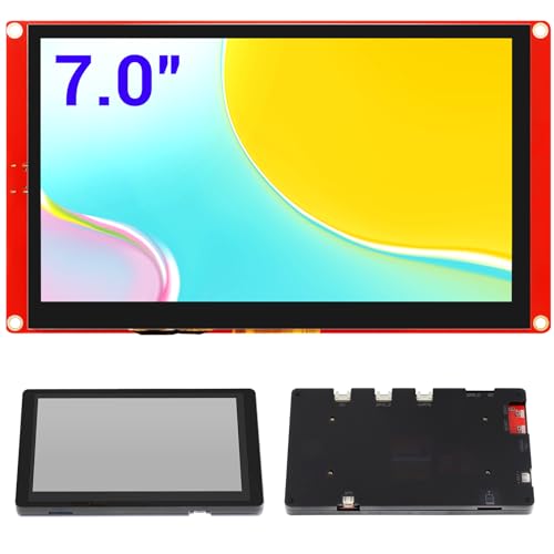 ELECROW Mini Display für ESP32, 7 Zoll ESP32 HMI Display 800x480 RGB TFT LCD Touchscreen Kompatibel mit LVGL/PlatformIO/Micropython