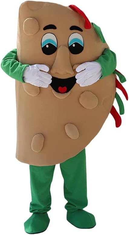 Taco Cartoon Adult Cosplay Mascot Costume