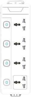 One Beat Universal Sockets and USB Charging Ports with Indicatori Plug Socket (GO- 4+4) Price In India