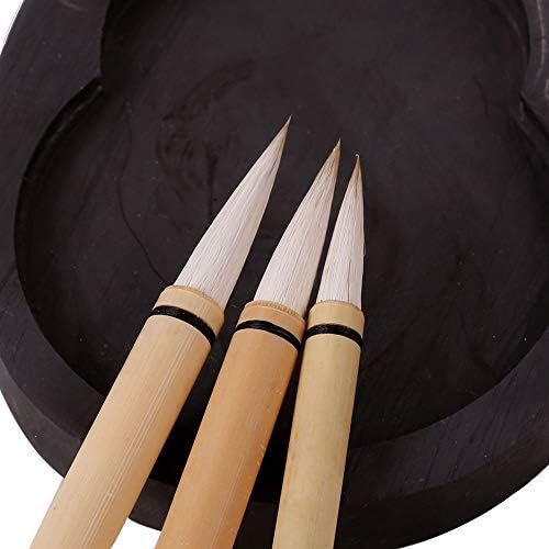 Artecho Chinese Calligraphy Brushes, Calligraphy Sumi Brush, Chinese Brushes set, 3 sizes for Beginners