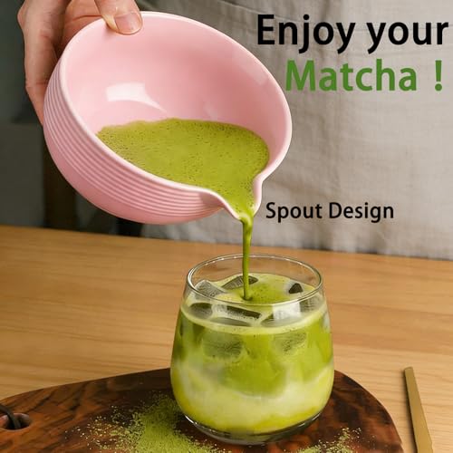 Clay&Fire Matcha Whisk Set, 9 pcs Ceramic Matcha Set, Gifts for Women,Matcha Bowl with Spout and Whisk, Matcha Kit for Matcha Lovers, Gift Mother's Day, Birthday, Anniversary by Clay&Fire - Image 2