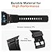 amBand Bands Compatible with Apple Watch Ultra 3/2/1 49mm, M1 Sport Series Rugged Durable Strap with Metal Connector to Match Ultra's Titanium Case for iWatch 49mm Men Matte Black