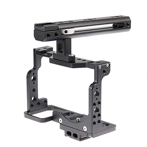 Fotga Aluminum Protective Video Camera Cage Stabilizer With Top Handle Grip For Nikon Z6 Z7 Mirrorless Camera,Multiple 1/4" 3/8" Screw Mount #TOP7